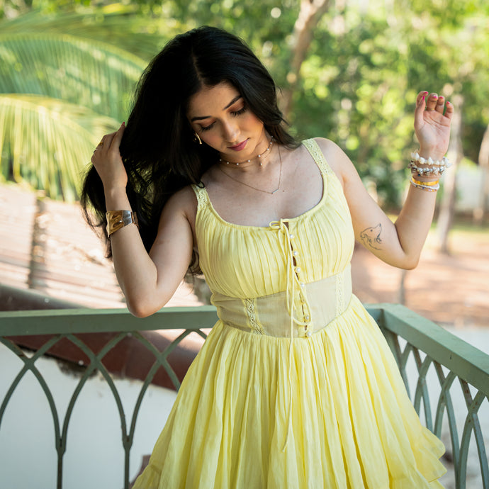 Citrus Splash Short Dress